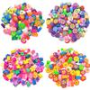 Creative New Spacer Clay Beads Handmade 10Pcs Jewelry Accessories Diy Bracelet For Jewelry Making Round Beads Colorful Soft Ceramics Flower Star