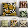 Арт O-Orla Kiely Цветочная Наволочка Декоративная для Дивана Домашняя Двусторонняя Печать Плюшевая Квадратная Подушка-плед Чехлы Декор Подушки Чехол