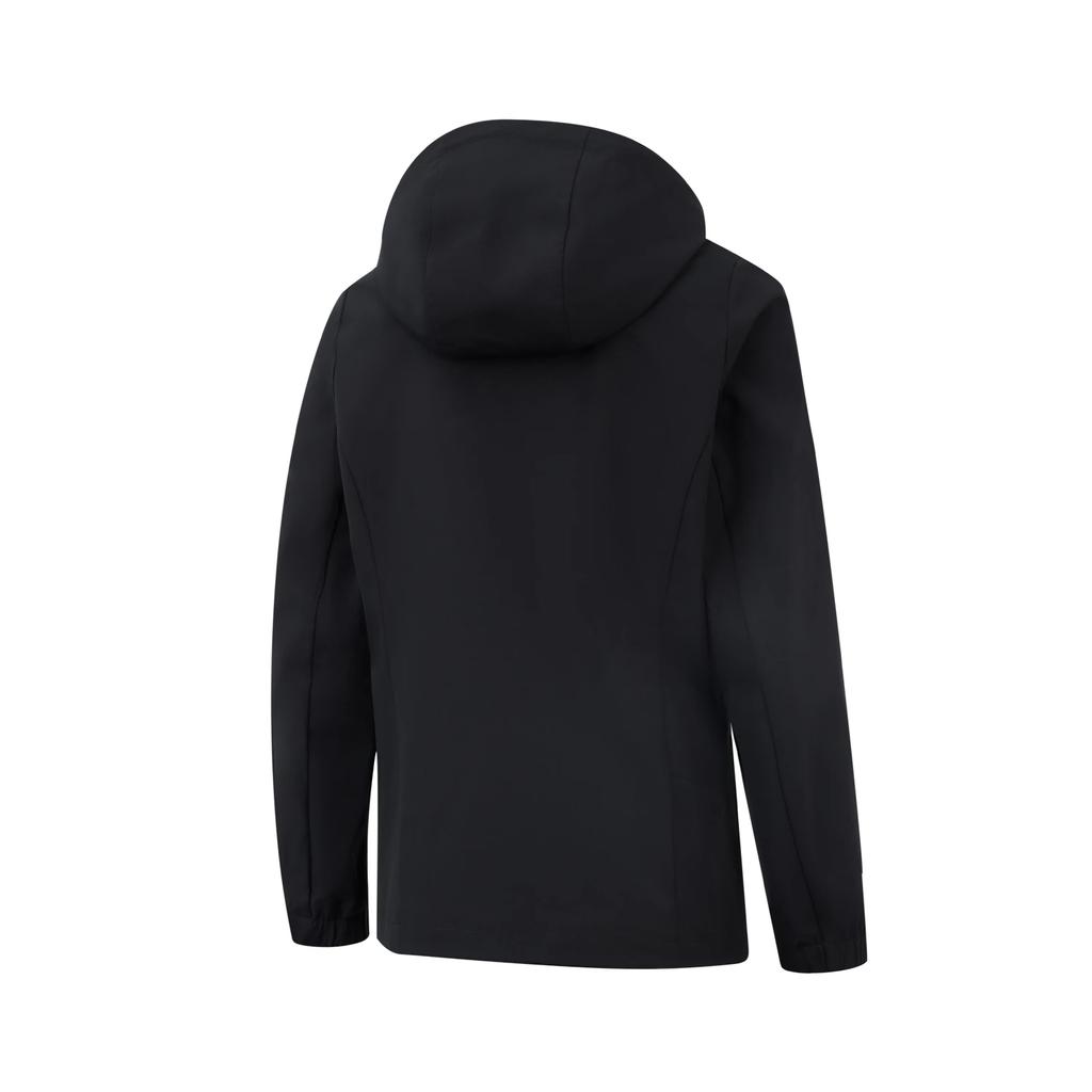 Серия групповых покупок Li Ning Однотонная толстовка с капюшоном Простая универсальная спортивная ветровка Женская верхняя одежда AFDV922-5