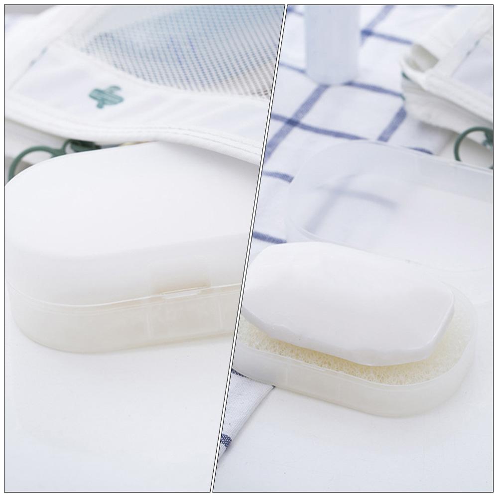 Слив Мыльница Портативный Держатель Герметичный Контейнер Маленький Дорожный Размер Принадлежности для Ванной Кухни Подставка для Мыла Коробка для Хранения