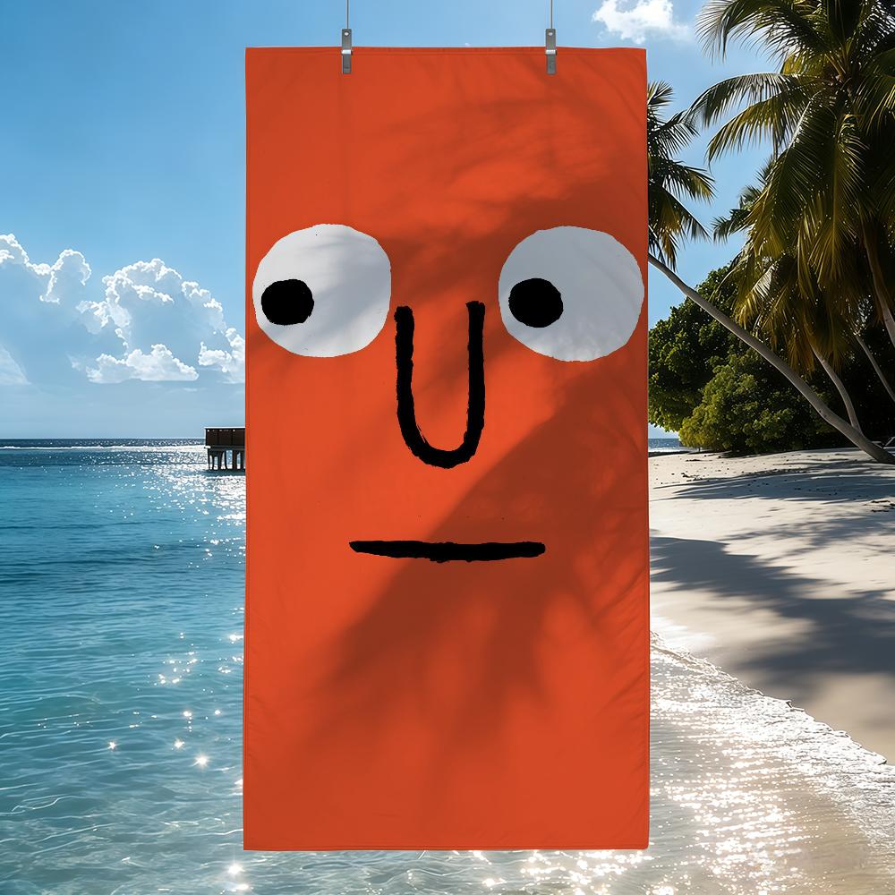 Art J-Jean J-Jullien Towel Beach Shower Bath Travel Lightweight Skin Friendly for Pool Camping Cruise Summer