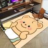 1PC Bear Cartoon Extra Large Non-Slip Floor carpet, Office, family, bedroom, Studio - Large Area Rug Indoor Rugs, Vibrant Colors-A252