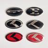 UQQV8 3D Aluminium Car Steering Wheel Center Emblem Badge Sticker Decal For KIA K2 K3 K5 KX5 GT Forte Rio Optima Sorento Accessories