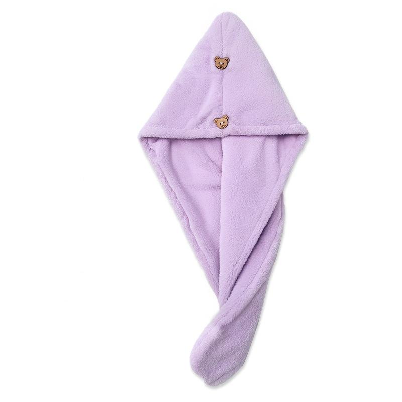 Dry Hair Towel Women Quick Drying Cap Reusable Soft Shower Spa Hat Strong Water Absorbent Lady Girl Towels Bathroom Accessories