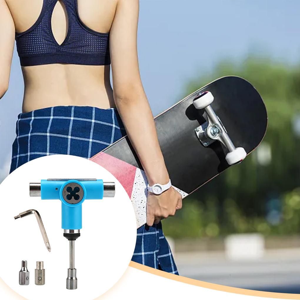 Инструмент для ремонта гаечного ключа с Т-образной втулкой, ключи для длинных досок, алюминиевый сплав, долговечная отвертка, желтый