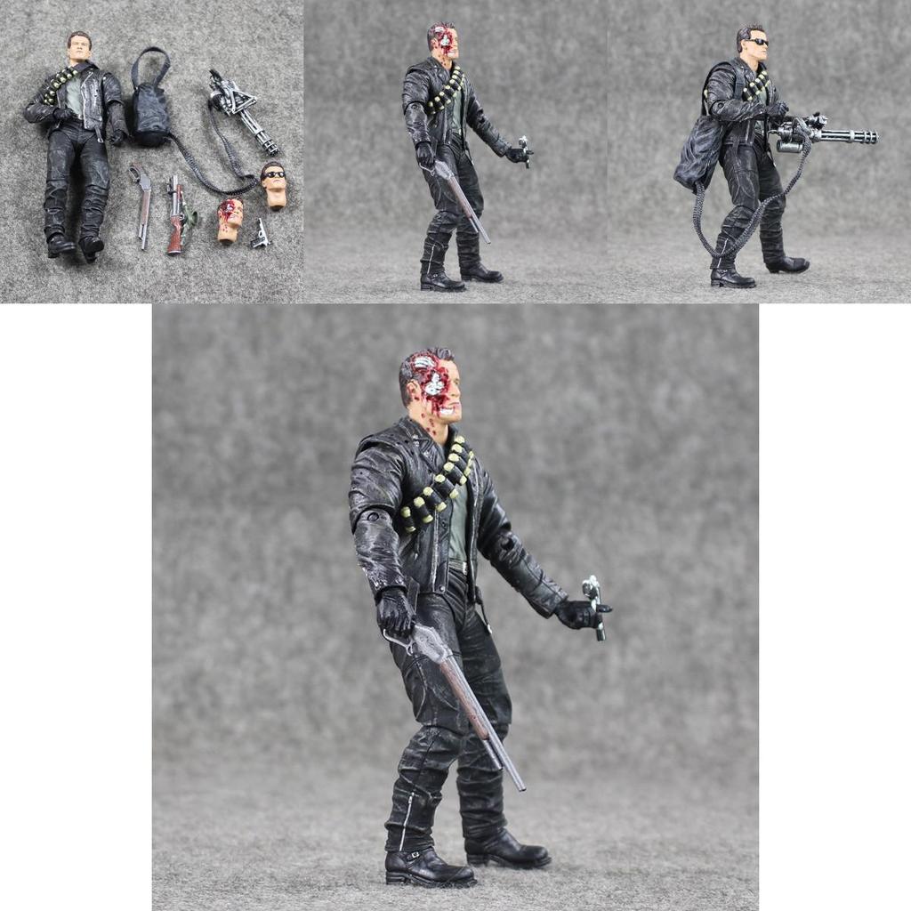 Neca Терминатор 2 Судный День Т800 Ultimate Deluxe Арнольд 8" Фигурка Действия Новая