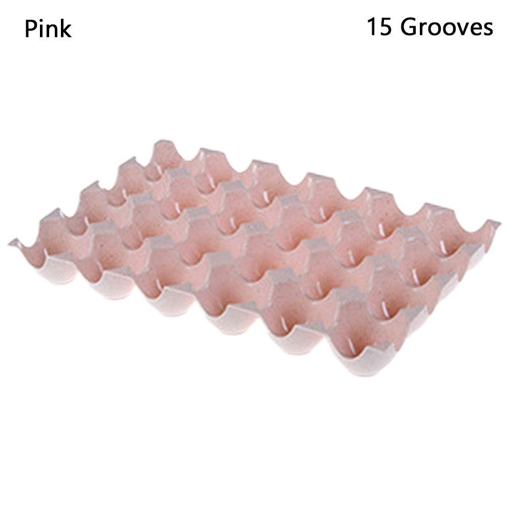 Ящик для хранения яиц большой емкости, диспенсер для яиц с 24/15 канавками для кухни, модный контейнер для яиц