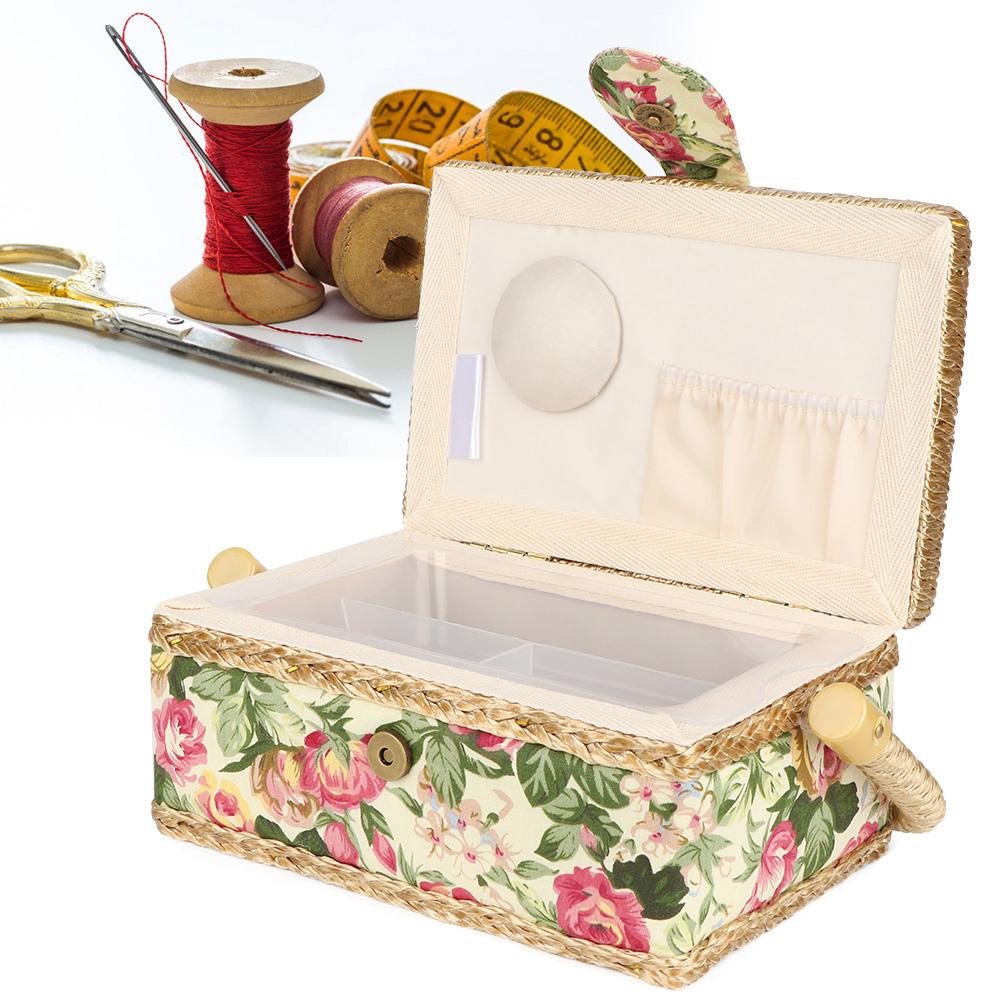 Бытовая ткань, корзина для шитья ручной работы, ящик для хранения игл, органайзер (# 2)