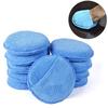Microfiber Wax Applicator Pad 5" Ultra Soft With Finger Pocket Polish Car Wax