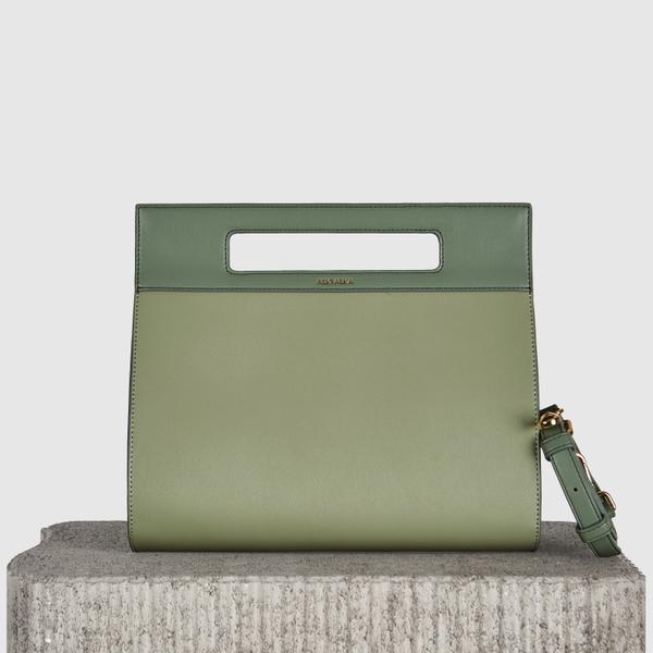 Anne Go Bag Green Clutch and Shoulder Bag, AkakeGB2020-7000005336