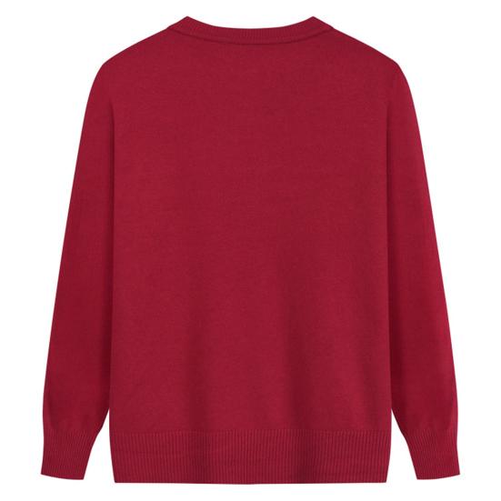 Осень-весна вязаное пальто для мам с цветочной вышивкой, однобортное, с круглым вырезом, свободный, с длинными рукавами, кардиган, эластичный