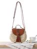 New Style Women's Woven Paper Rope Crossbody Beach Bag