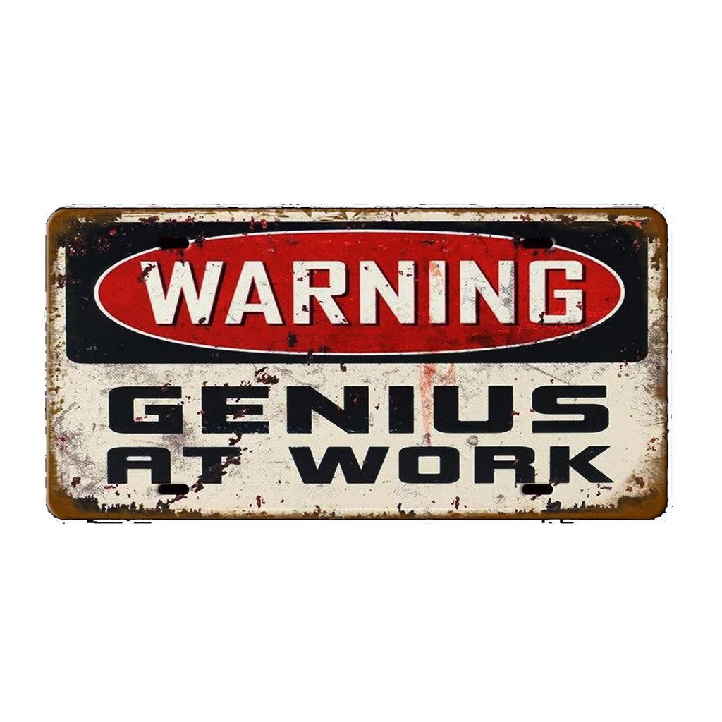 Внимание Номерные знаки Металлические жестяные таблички для настенного декора Винтажные таблички Металлические автомобильные знаки Для кафе бара клуба гаража паба