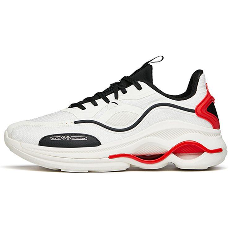 Anta Variety Training Collection Breathable And Lightweight Low top Training Shoes Men's White Red 112147722-1