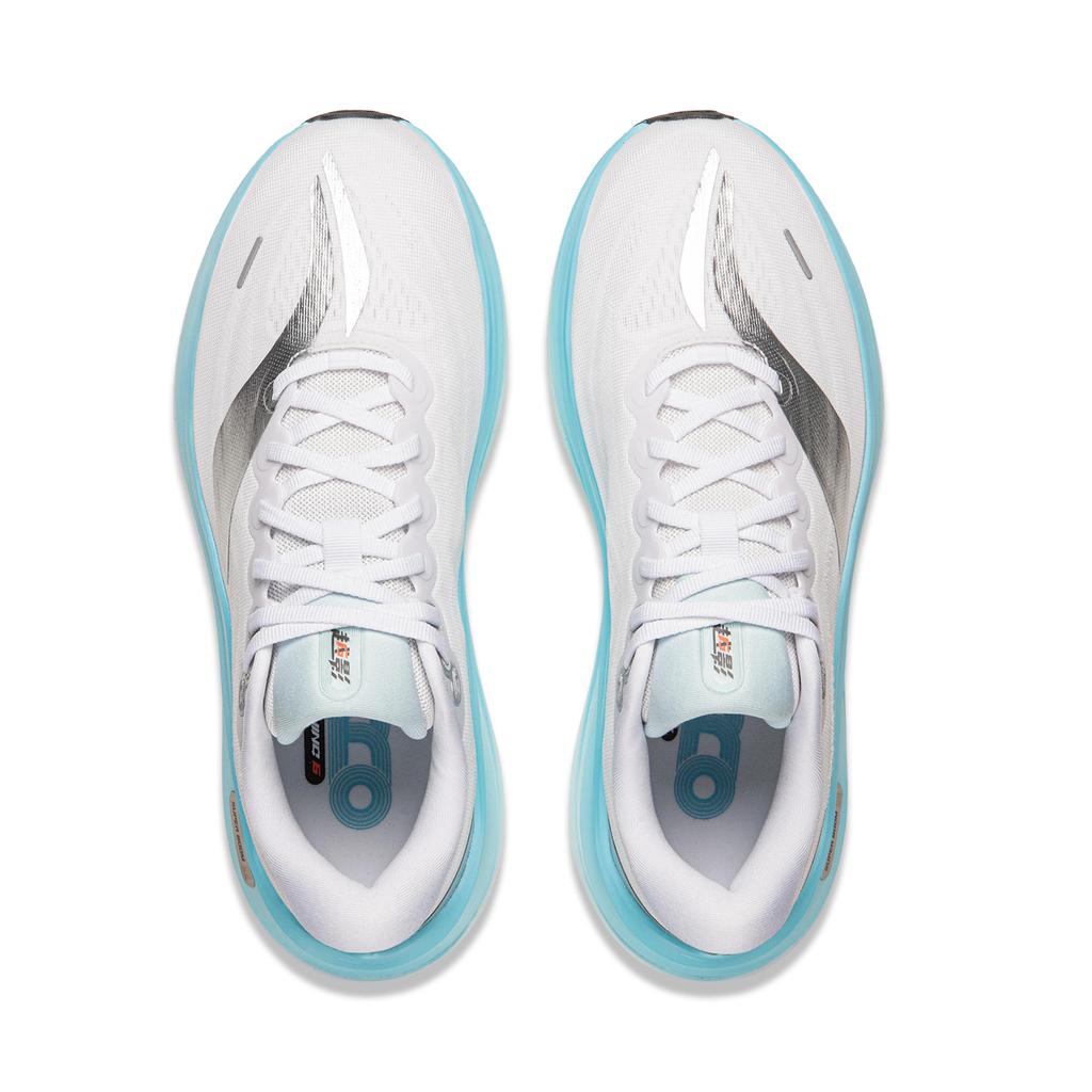 Мужские кроссовки Li-Ning Yueying 6 Pro Беговые кроссовки Мужские Низкие Стандартные Белый/Серебристый