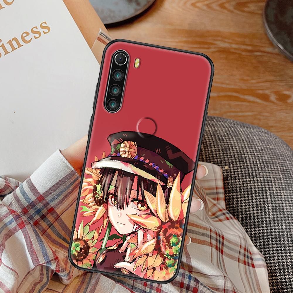 Чехол для телефона с рисунком «Ханако Кун» для Xiaomi Redmi Note 7 8 9 10 7A 8T 9A 9T 9S 10S Pro, черный художественный чехол из ТПУ Prime, красивые туфли
