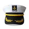 Sailor Hat Yacht Captain Hat Sailor Captain Costume Men Navy Marine Hat Adjustable Boat Navy Hat for Adult Kid Men Women EMA