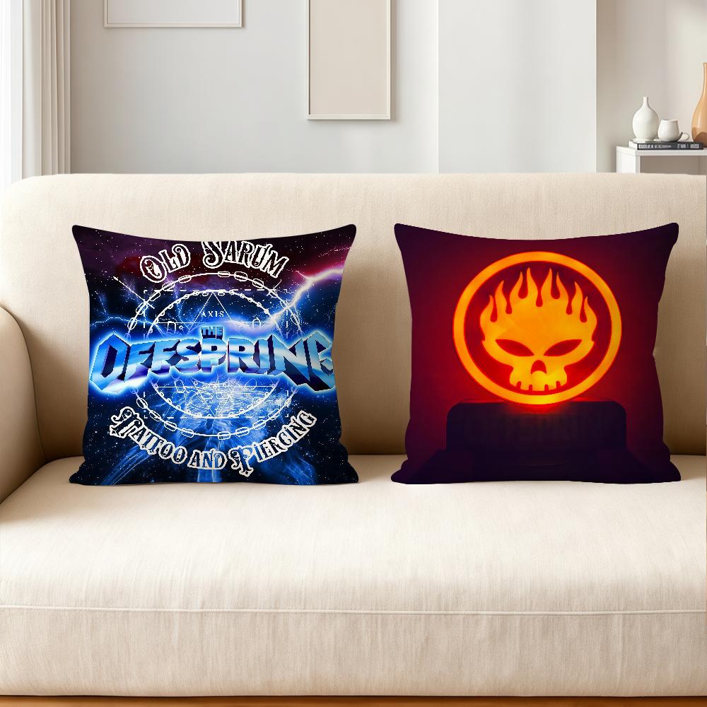 Rock Band The O-Offspring Pillow Case Applicable Space For Guest Rooms Interiors Cars Office House Decoration