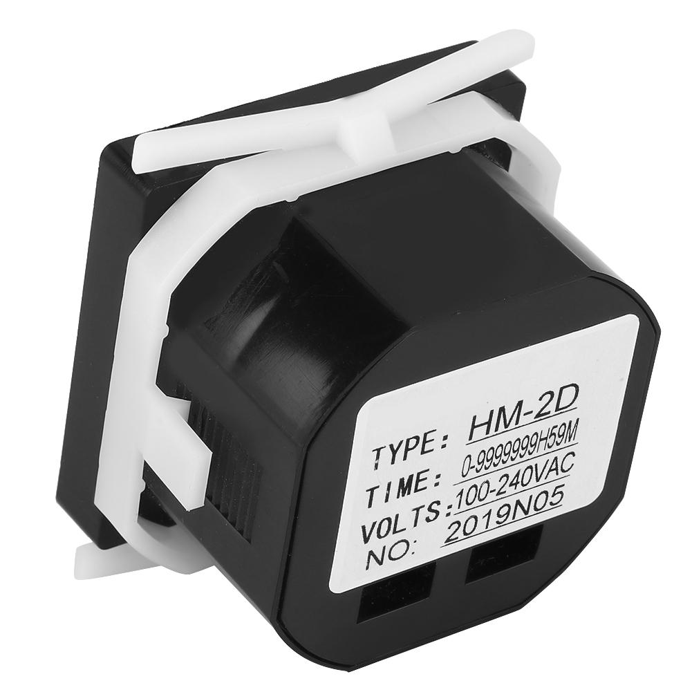 HM‑2D AC100‑240V Цифровой электрический счетчик ЖКИ Дисплей Часомер Измеритель Счетчик