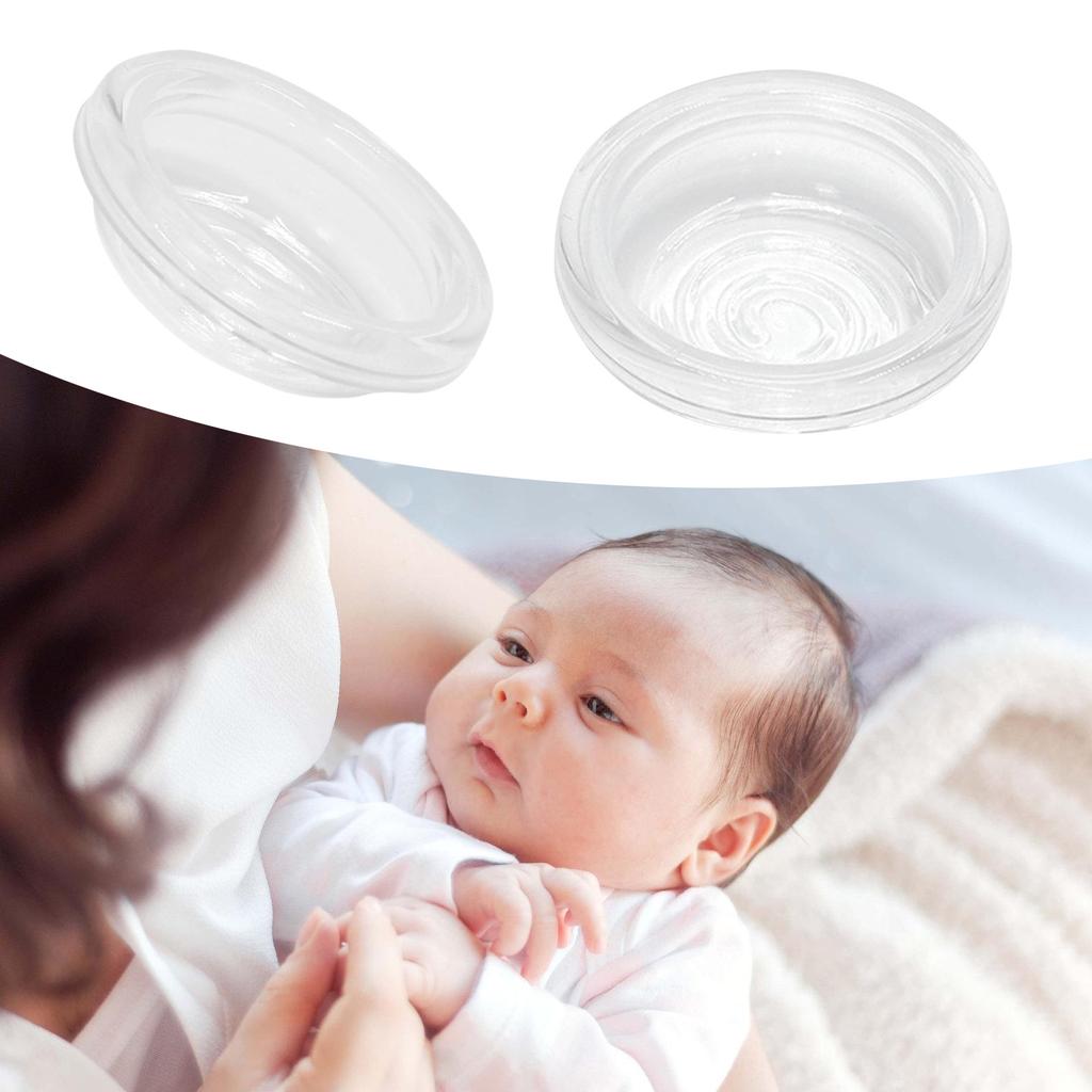 Reusable Breast Pump Diaphragm Replacement Membrane Multi Brand Compatibility Designing To Prevent Milk Leakage White