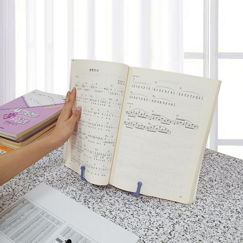 1PC Reading Stand Portable Books Stand Recipe Shelf Folding Cookbook Holder Organizer Bookend for Music Score Recipe Tablet TMZ
