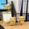 Молочный Чай Модель Коровы 2 шт. Милая Фигурка Горца, 3D Печатные Статуэтки Пузырьков, Фигурка Подарок для Коллекционеров Летний Стиль Фермерского Дома Настольные Украшения,