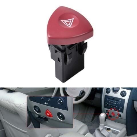 КРАСНАЯ КНОПКА АВАРИЙНОЙ СИГНАЛИЗАЦИИ RENAULT Trafic Clio Laguna Espace Vel satis OPEL Vivaro NISSAN Primastar Pro-Plip