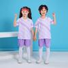 Kids Soccer Jersey Set Breathable Ice Silk Training Uniform Short Sleeve Sportswear Football Practice Match