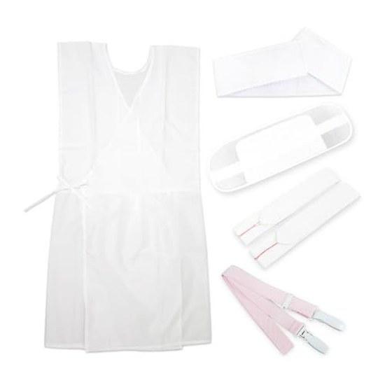 Ametamari Kimono Dressing Set Yukata 6-Piece Accessories Full Slip (Undergarment) Mesh Magic Belt Front Plate Korin Two Waist Strings Summer Official