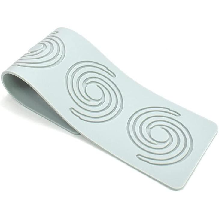 Форма с геометрическим узором, 3D полая спиральная форма, силиконовая форма для мастики, свечей для украшения тортов, кексов, продуктов питания (F_12x3.28x0.08дюйм)