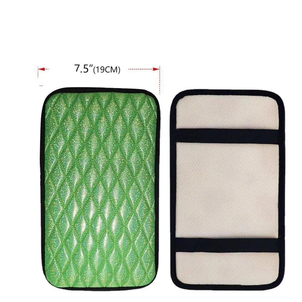 Утолщенный автомобильный подлокотник, чехол для подлокотника, коврик для консоли, внутренний дышащий автомобильный подлокотник, ящик для хранения, коврики, аксессуары, универсальные