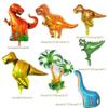 97 шт. динозавр, украшение для вечеринки в честь дня рождения, воздушные шары, арка, комплект гирлянд, воздушные шары с днем ​​рождения, фольгированные шторы, динозавр, тематическая вечеринка