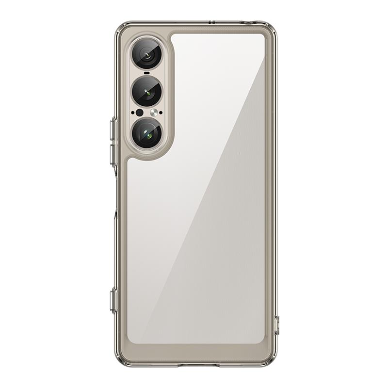 Для чехла Sony Xperia 1 VII Чехол Sony Xperia 1 VII Funda Противоударный Прозрачный ПК + ТПУ Силиконовый Чехол на Заднюю Панель Телефона Sony Xperia 1 VII