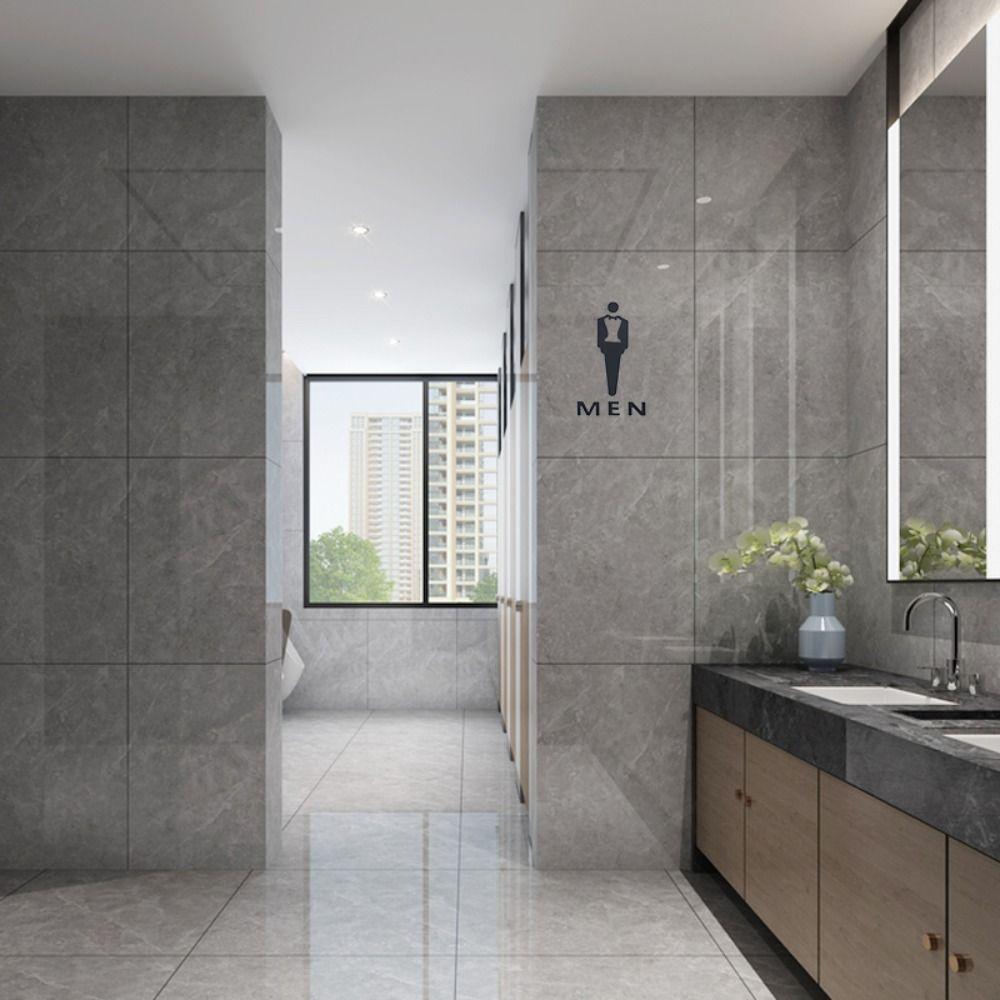 3D мужские и женские туалетные таблички, акриловые таблички для туалета, индикатор напоминания, табличка для туалета, дверные таблички