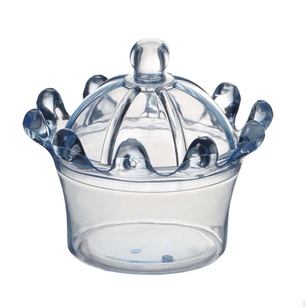 6 Pieces Mini Box Candy Jars Jewelry Storage Gift with Sealed Lids Party