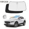Для Mazda CX30 CX-30 2020-2026 Автомобильный солнцезащитный козырек на лобовое стекло Переднее окно Солнцезащитный козырек Защита от УФ Автомобильные аксессуары для интерьера