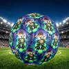 Ben 10 Cartoon Print Size 5 Soccer Ball, PU Wear Resistant Football for Match Training and Daily Practice, Birthday Gift for Soccer Fans