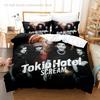 Постельное белье Tokio Hotel Односпальное Twin Full Queen King Размер Комплект постельного белья для спальни взрослых мальчиков Комплекты с пододеяльником 3D Аниме Комплект постельного белья