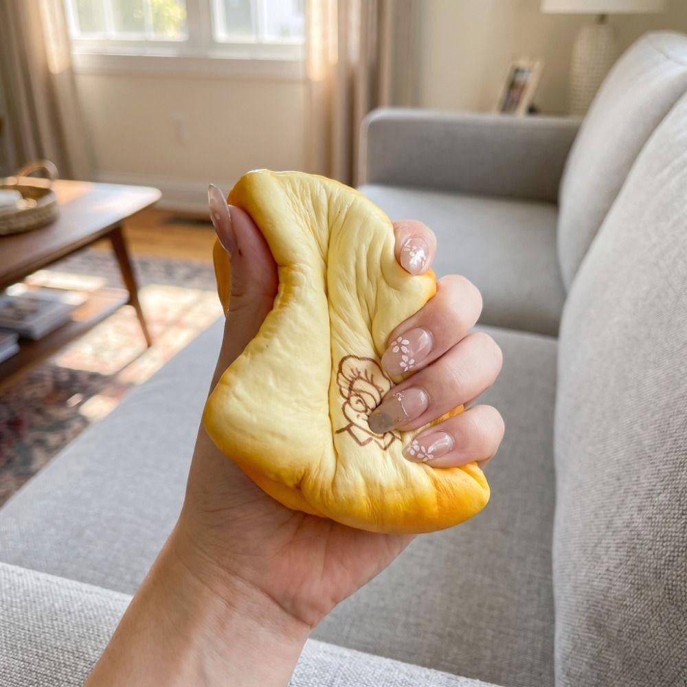 Moist Thick Grandma Toast Squishy Toy Slow Rising Sensory Fidget Toy Adults