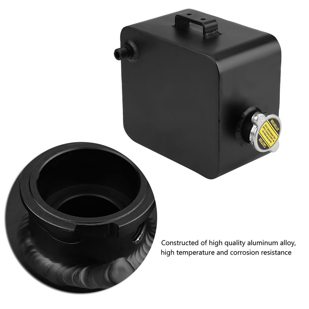 2.5L Aluminum Coolant Expansion Overflow Recovery Reservoir Water W/ Universal Coolant Coolant Expansion Reservoir