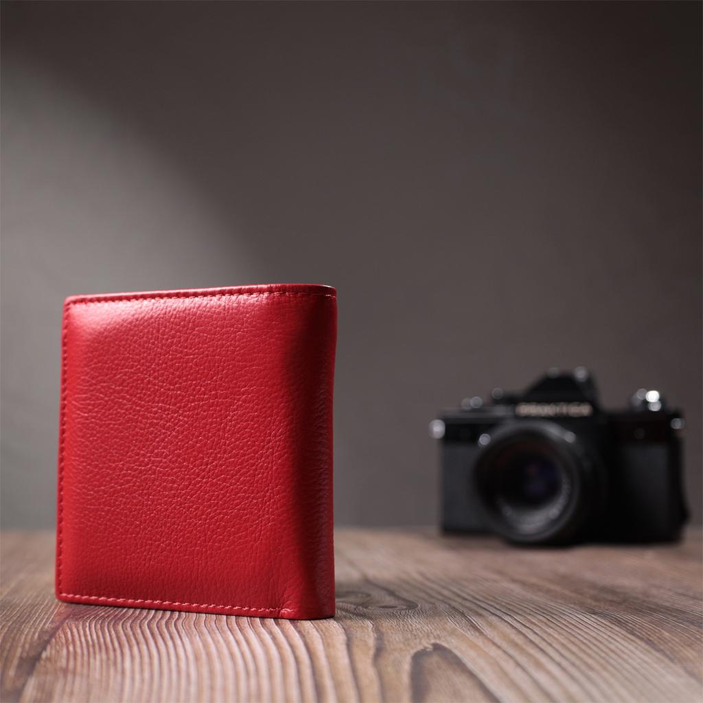 Women's Comfortable Purse Made of Genuine Leather ST Leather 22723 Red