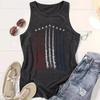 Летний топ без рукавов, футболка, круглый вырез, пуловер, жилет