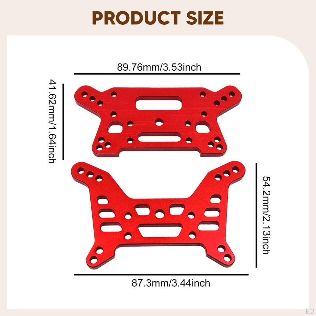 Front & Rear Shock RC Car Parts for 1/7 7303 7304 Replacement Hobby Vehicles Upgrade Mounts
