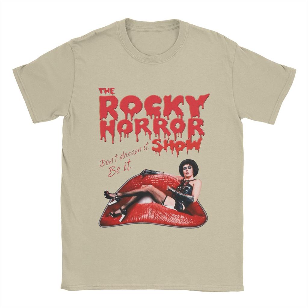 Винтажные мужские футболки с круглым вырезом из 100% хлопка с коротким рукавом, посвященные фильму «Шоу ужасов Рокки», размер 4XL.