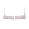 Aluminum Alloy Silver Car Rear Bumper Side Protection Plate Protective Sticker For Hummer H2 2003-2009 Car Exterior Accessories