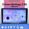 Автомобильное радио Android Auto Carplay для Citroen Berlingo 2 B9 2008-2019 Мультимедийный проигрыватель Головное устройство Стерео GPS Навигация BT WIFI 1+16 ГБ