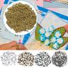 500Pcs Mini Brads Metal Plated Round Paper Fasteners for Paper Craft Scrapbooking DIY Art Handmade Project Decorative Supplies