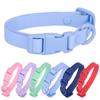 Elastic Webbing Pet Collar Adjustable Quick Release Buckle Waterproof Dog Collar Comfortable No Pull Safety Buckle Chain Outdoor
