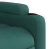 Recliner with Rising Function Dark Green Fabric