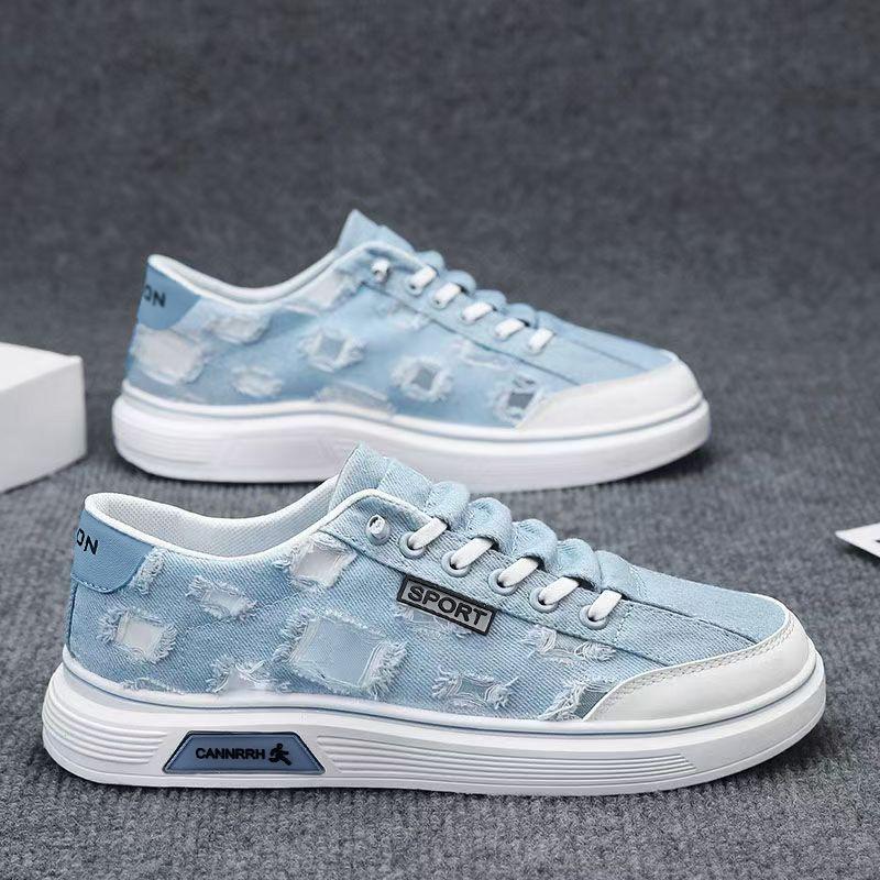 New Spring Autumn Breathable Men's Canvas Shoes Versatile Student Casual Board Shoes Men's Single Shoes